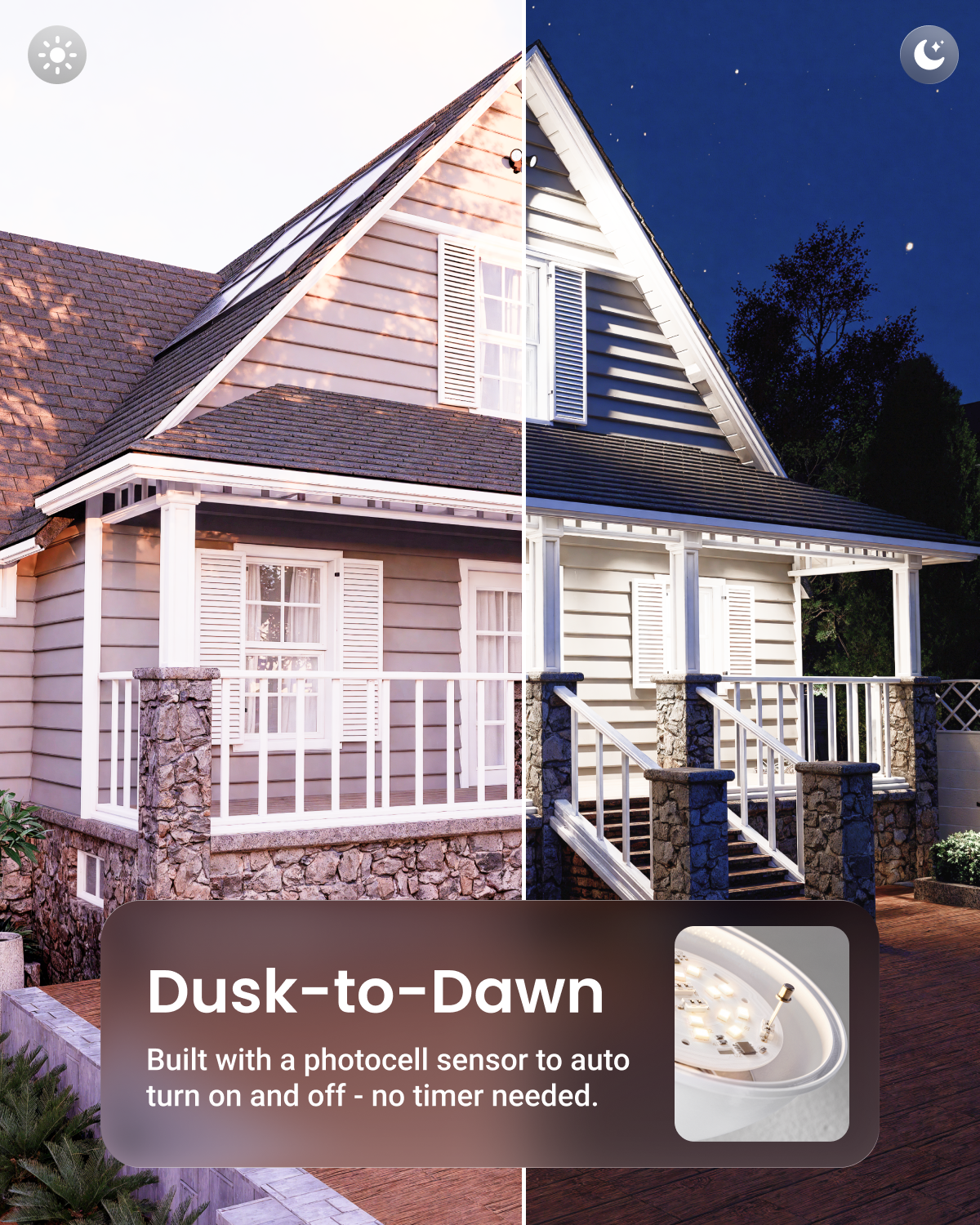 PAR30 LED Bulb, Dusk to Dawn Photocell, 850 Lumens