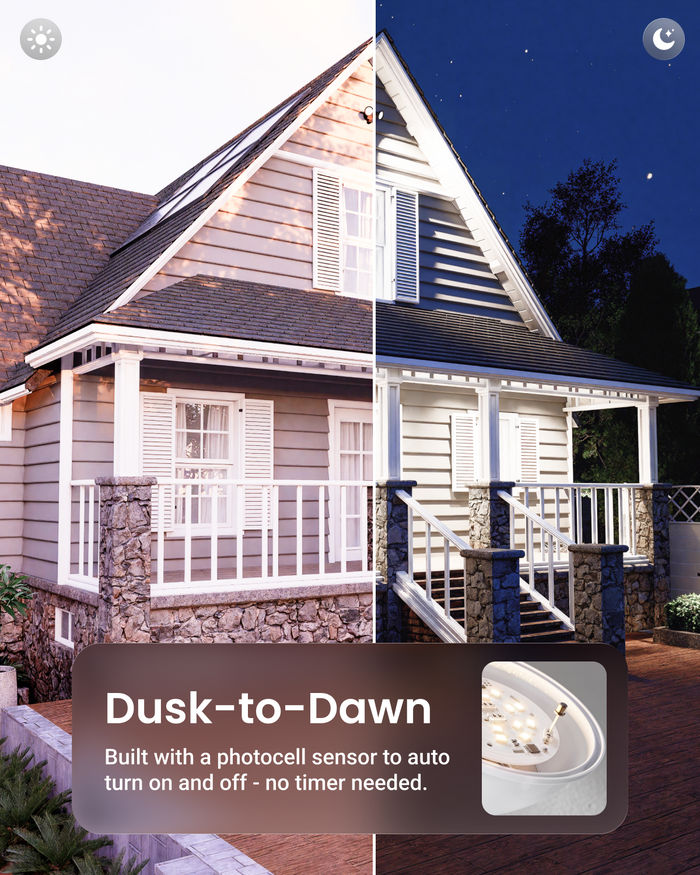 PAR30 LED Bulb, Dusk to Dawn Photocell, 850 Lumens