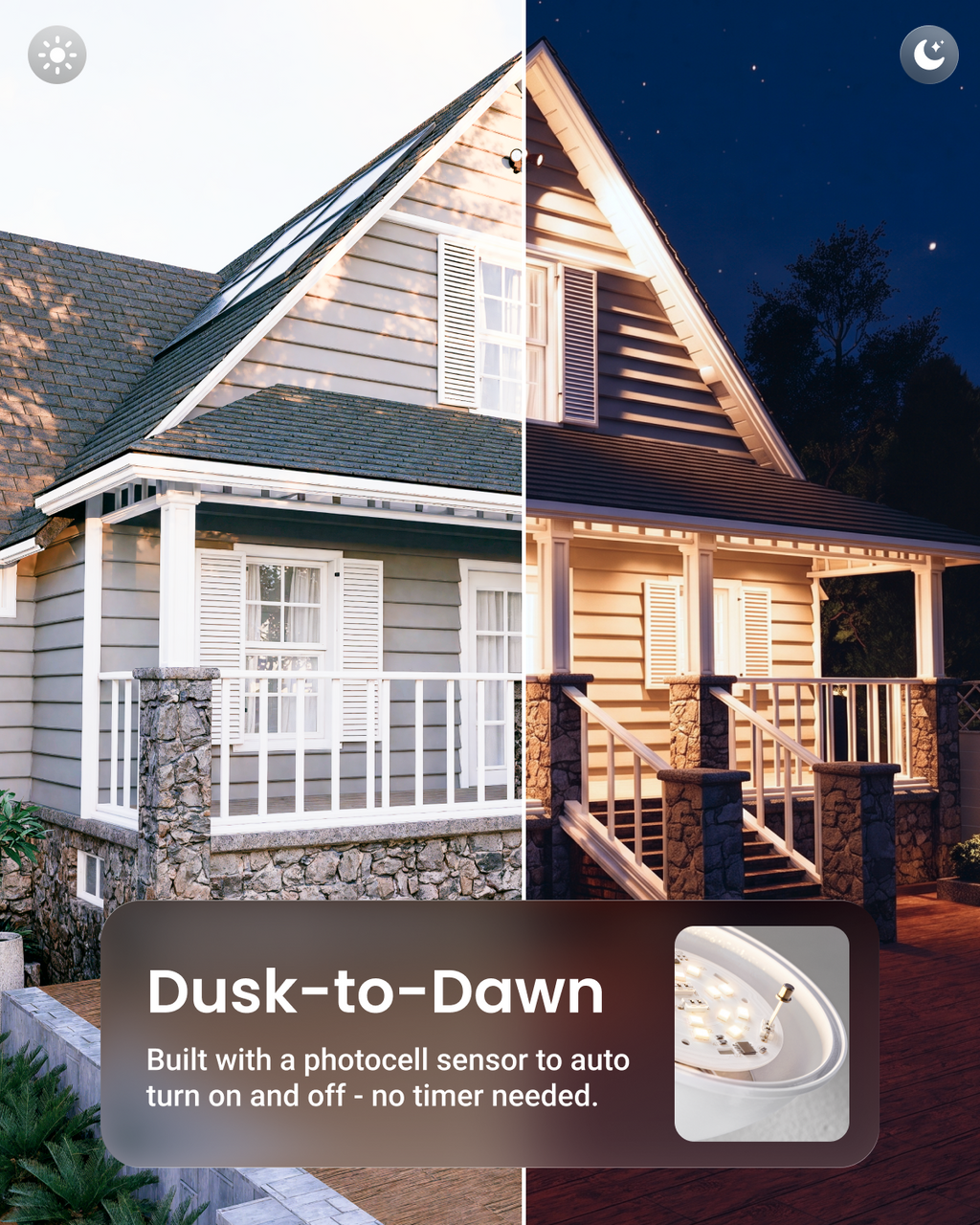 PAR38 LED Bulb, Dusk to Dawn Photocell, 1250 Lumens