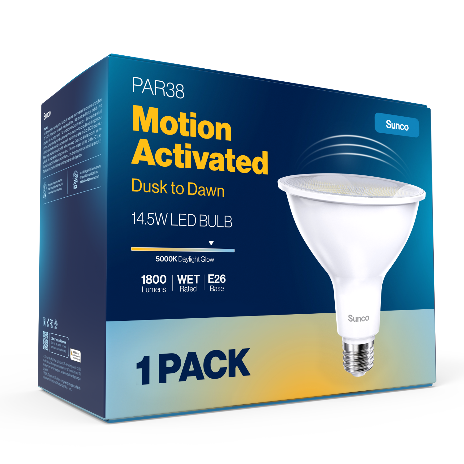 PAR38 LED D2D Bulb with Motion Sensor | LED LIGHTING | SUNCO PAR38 LED D2D Bulb with Motion Sensor | LED LIGHTING | SUNCO
