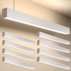 4ft LED Linear Pendant Up/Down Light, White, 57W, 6300 Lumens