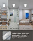 LED Ceiling Panel Light, 20W/18W/16W, 1x2, Selectable CCT, 2000 Lumens