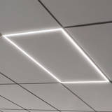 LED Grid Frame Ceiling Light, 50W/40W/30W, 2x4, Selectable Wattage & CCT, 5500 Lumens