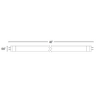 T5 LED Tube, 4ft, Frosted, Plug & Play, Type A, 25W, 3500 Lumens