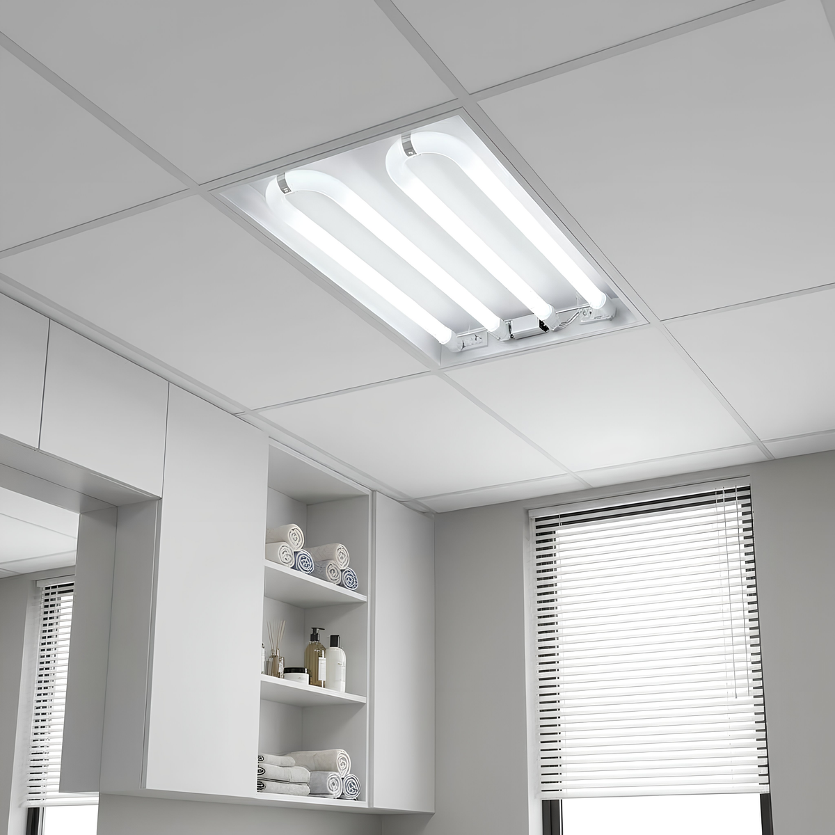 T8 U-Shaped LED Tube, 2ft, Frosted, Plug & Play, Hybrid Type A+B, 13W, Single/Double Ended, 2000 Lumens