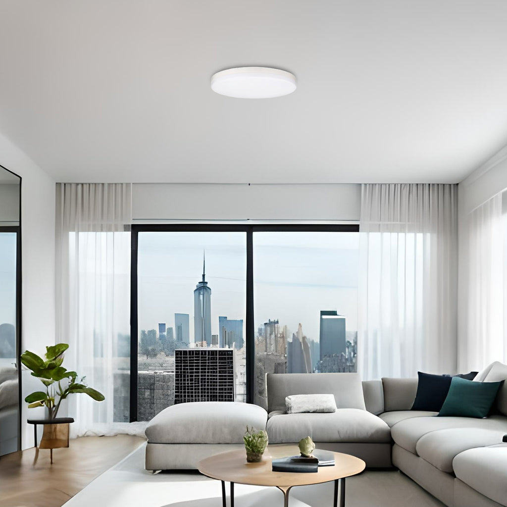 13 Inch Round Ceiling Light, Surface Mount, Selectable CCT, 1400 Lumens