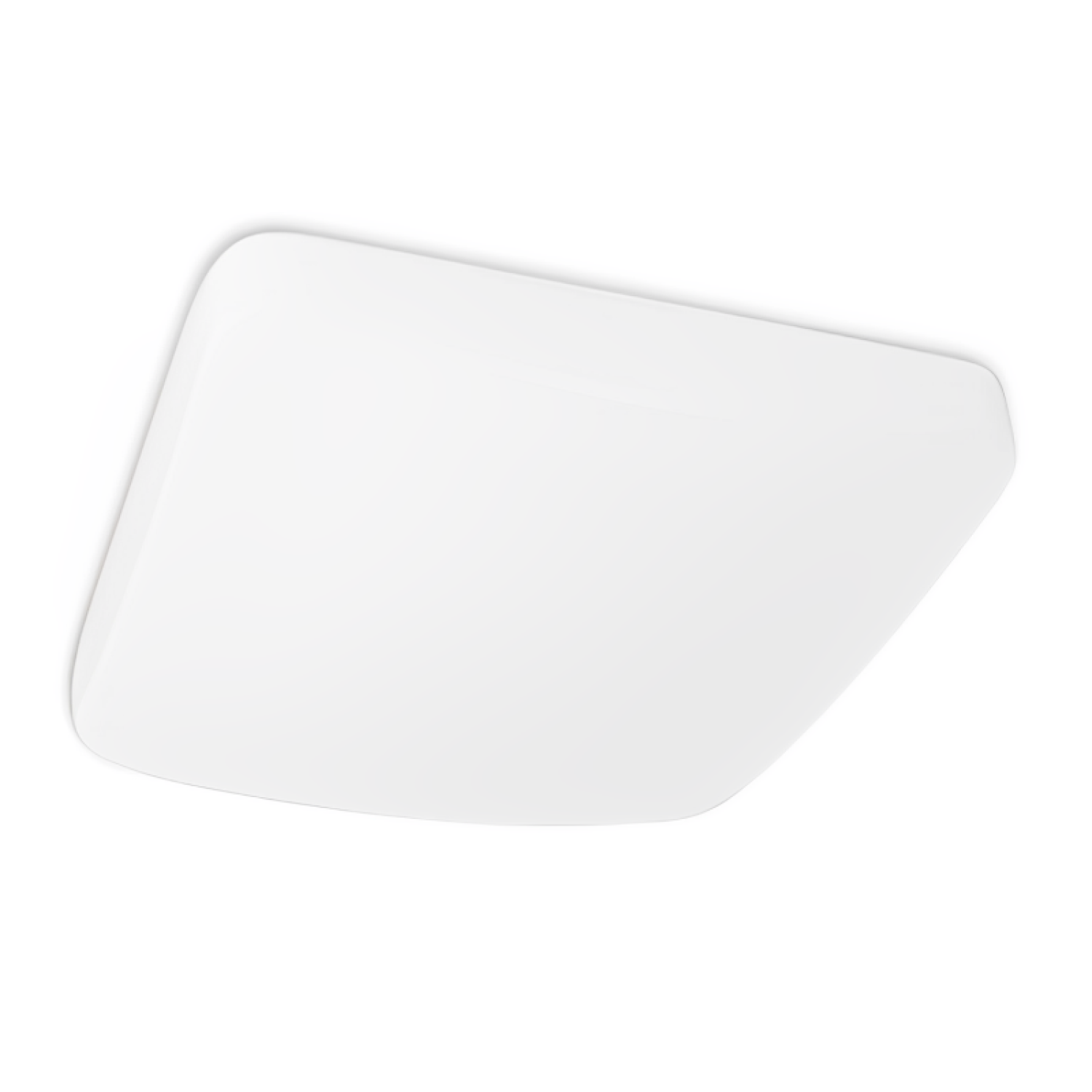 Square LED Puff Ceiling Light, Pulse, White, Surface Mount, 120V, 1700 Lumens