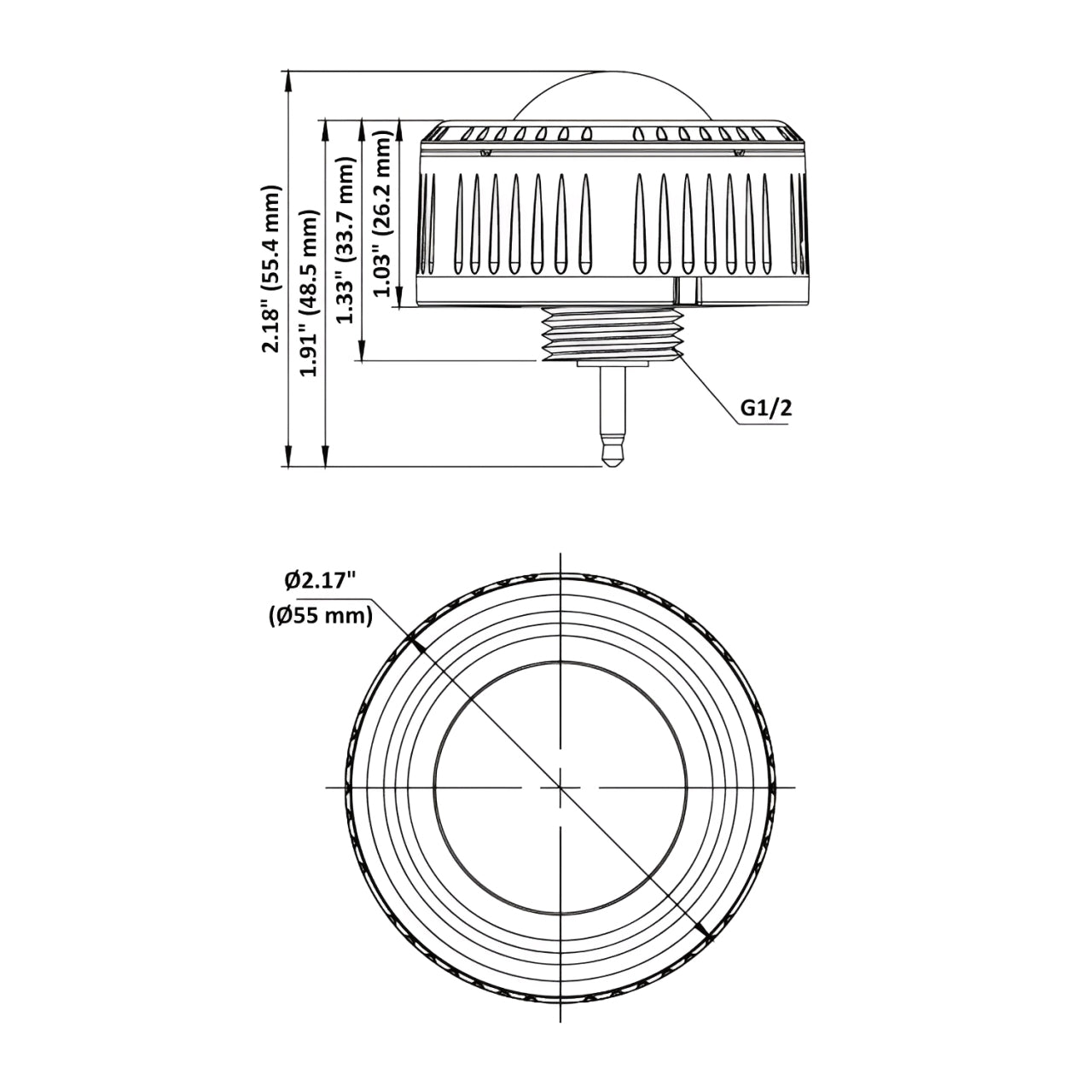 Bi-Level PIR Motion Sensor for UFO High Bay LED Fixtures