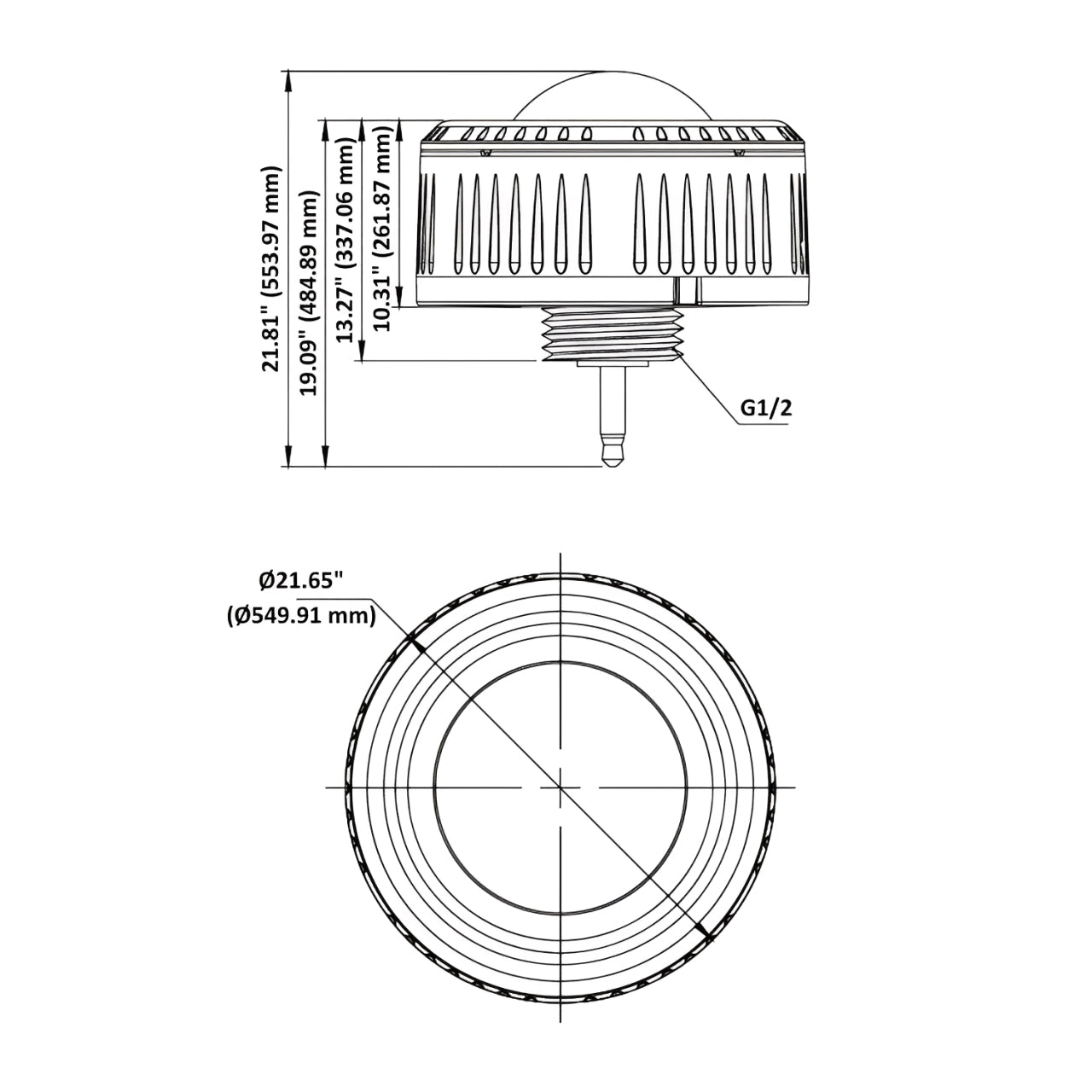 Bi-Level PIR Motion Sensor for UFO High Bay LED Fixtures