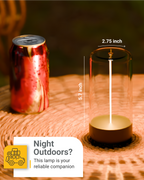 Portable & Rechargeable Table Lamp, 1W, 2700K, 55 Lumens