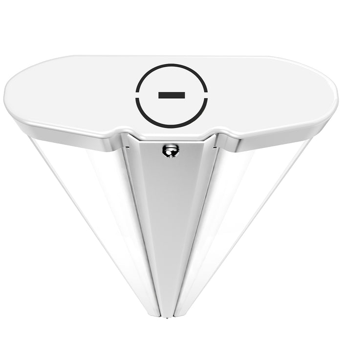 The hollow design of the 4ft Wraparound Puff Light enhances the aesthetic appeal of your space. There are two end knock-out holes for versatile installation options and the ability to link multiple lights in a row.
