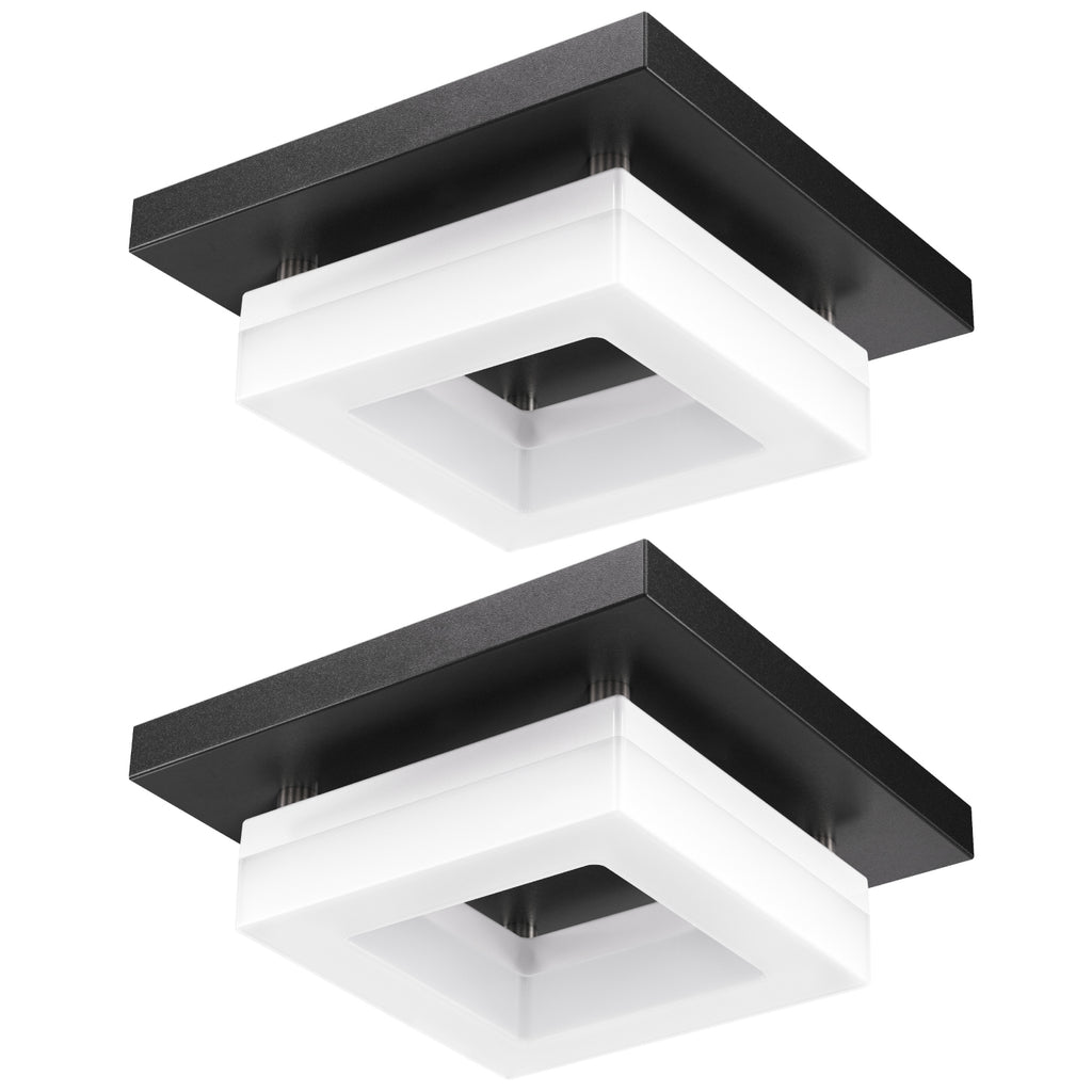 8 Inch Quadrata, Decorative Ceiling Light, Selectable CCT, 1800 Lumens