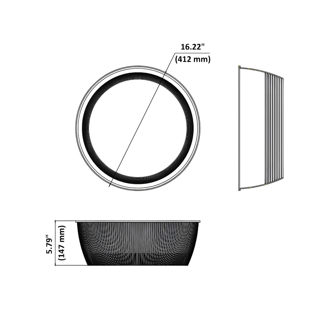 UFO High Bay LED With Reflector, 240W/200W/180W, White, Selectable Wattage & CCT, 36000 Lumens