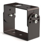 The trunnion mount offers sturdy, adjustable positioning for precise aiming of your area lights.