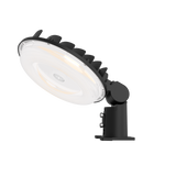 Black LED Barn Light, 100W/80W/60W, Dusk to Dawn Photocell, Selectable Wattage & CCT, 12000 Lumens
