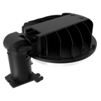 Black LED Barn Light, 100W/80W/60W, Dusk to Dawn Photocell, Selectable Wattage & CCT, 12000 Lumens