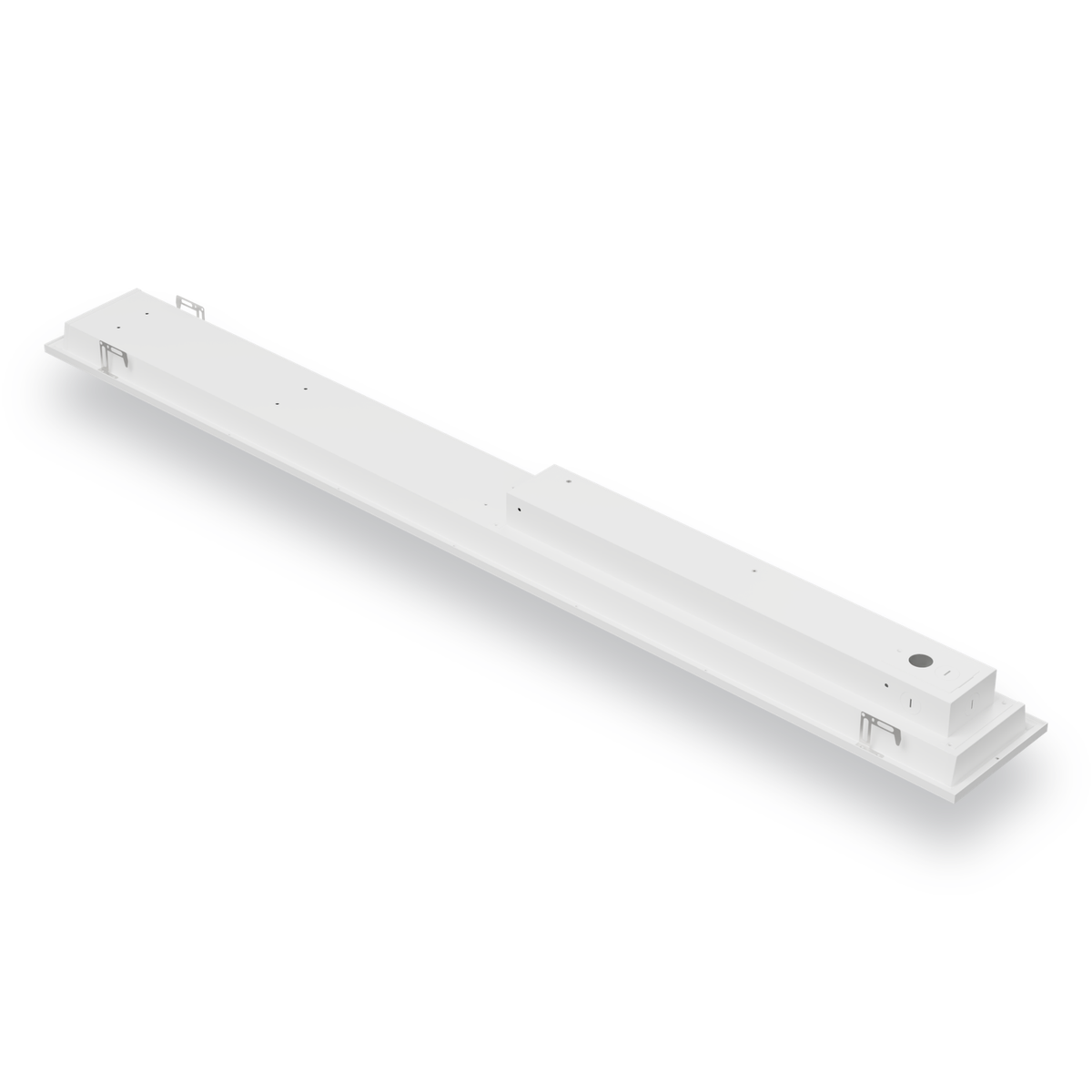 4ft slim recessed light, SKL BPL14 TCP40W CCT B stp rear — supplier CAD rendering