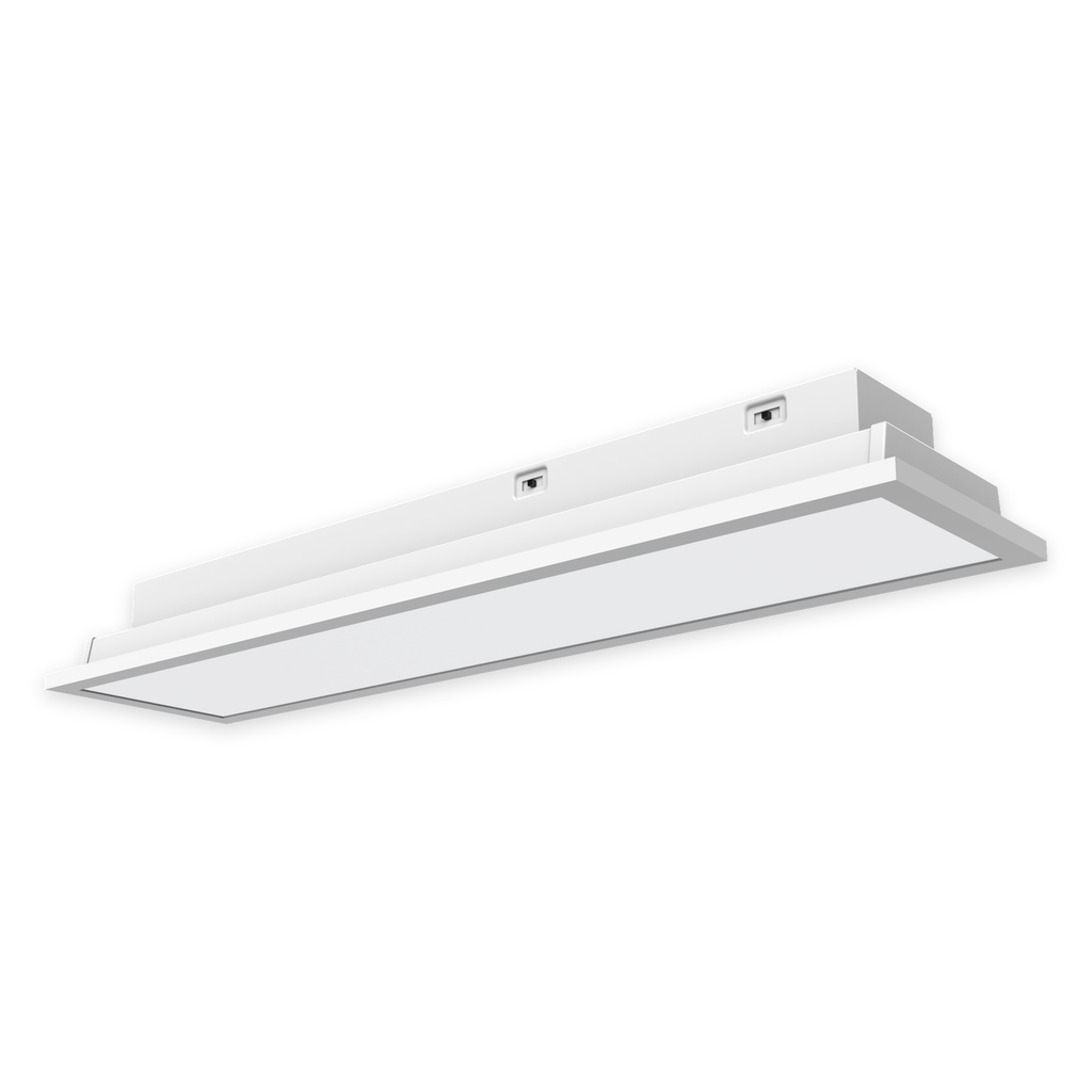 2ft slim linear recessed LED light, underside angle