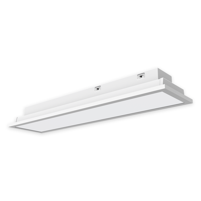 2ft slim linear recessed LED light, underside angle