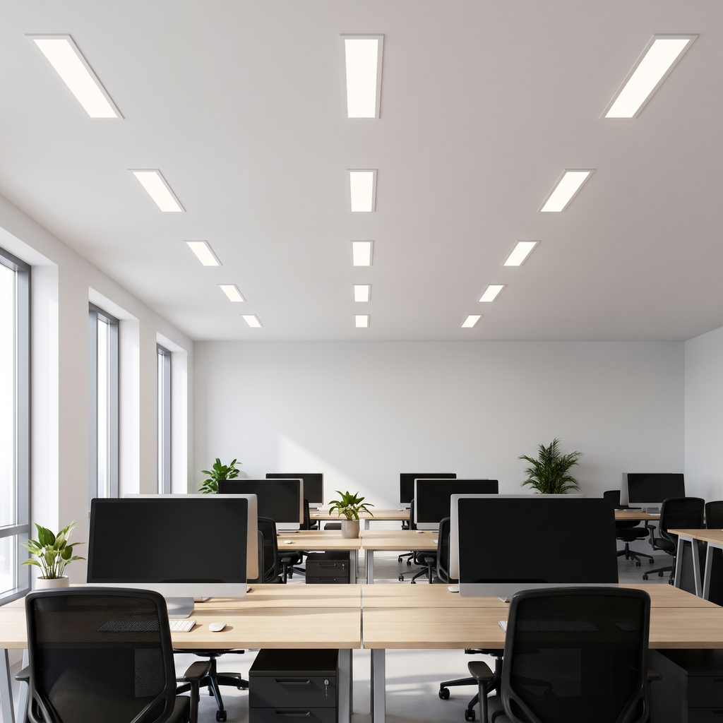 2ft slim recessed light, application office — illustrative application scene