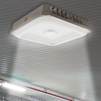 LED Canopy Light, 100W/80W/60W, Selectable Wattage & CCT, 13500 Lumens