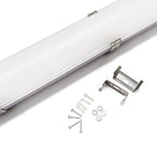 4ft LED Vapor Tight Fixture, 50W/40W/35W/30W/25W, Selectable Wattage & CCT, 6750 Lumens