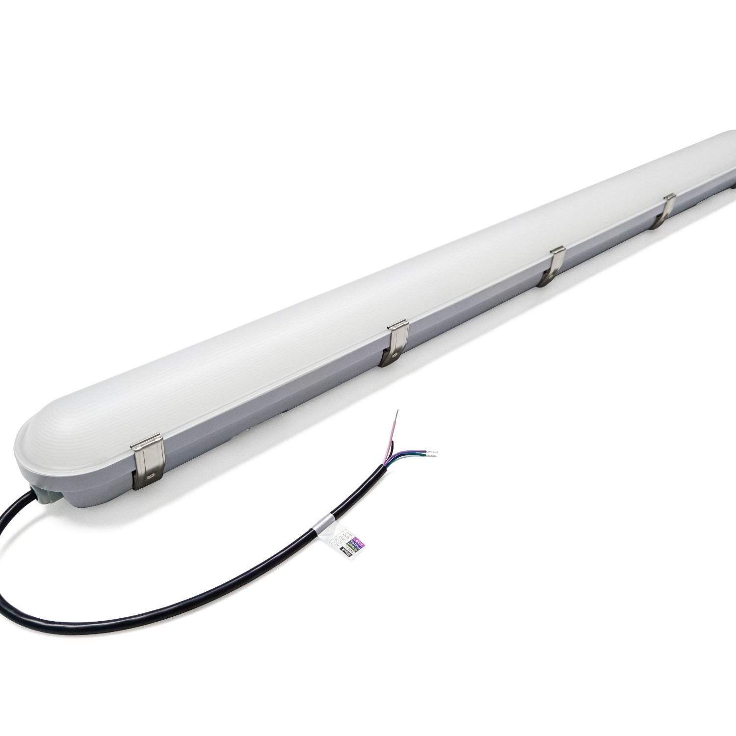 4ft LED Vapor Tight Fixture, 50W/40W/35W/30W/25W, Selectable Wattage & CCT, 6750 Lumens