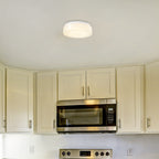 11 Inch Round LED Ceiling Light, White, Surface Mount, 1600 Lumens