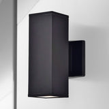 LED Black Wall Sconce, Dusk to Dawn, 18W, Raven, 1500 Lumens