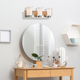 LED Satin Nickel Vanity Light, 22" Wide, 3-Light, 6610D Series