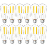 ST58 LED Bulb, Filament, 1000 Lumens