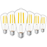 ST58 LED Bulb, Filament, 1000 Lumens