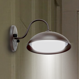 LED Gooseneck Wall Sconce, Dusk to Dawn Photocell, 3000 Lumens