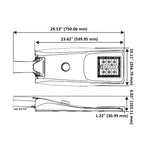 LED Solar Area Light, Motion Activated, Dusk to Dawn Photocell, 50W, 4500 Lumens