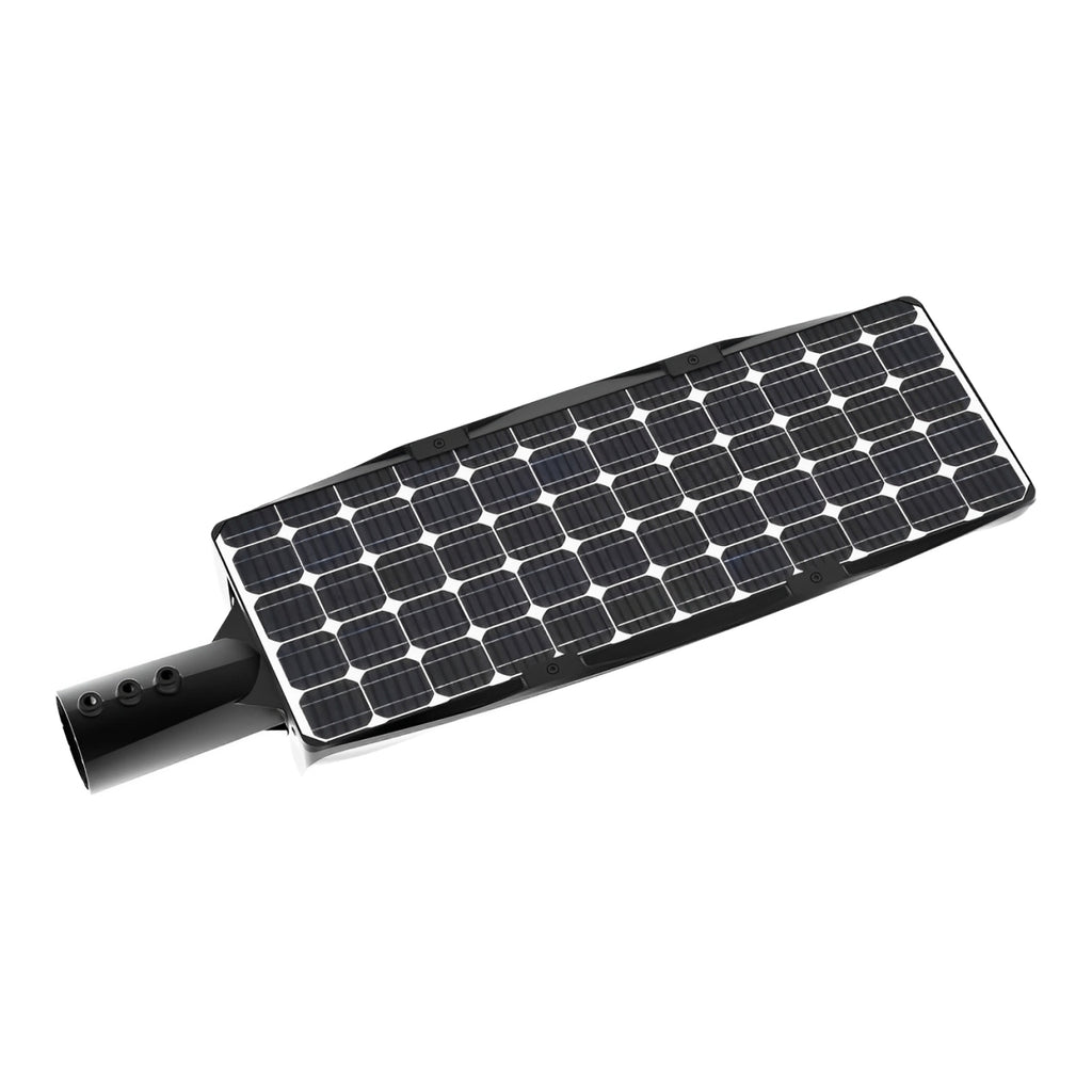 LED Solar Area Light, Motion Activated, Dusk to Dawn Photocell, 50W, 4500 Lumens