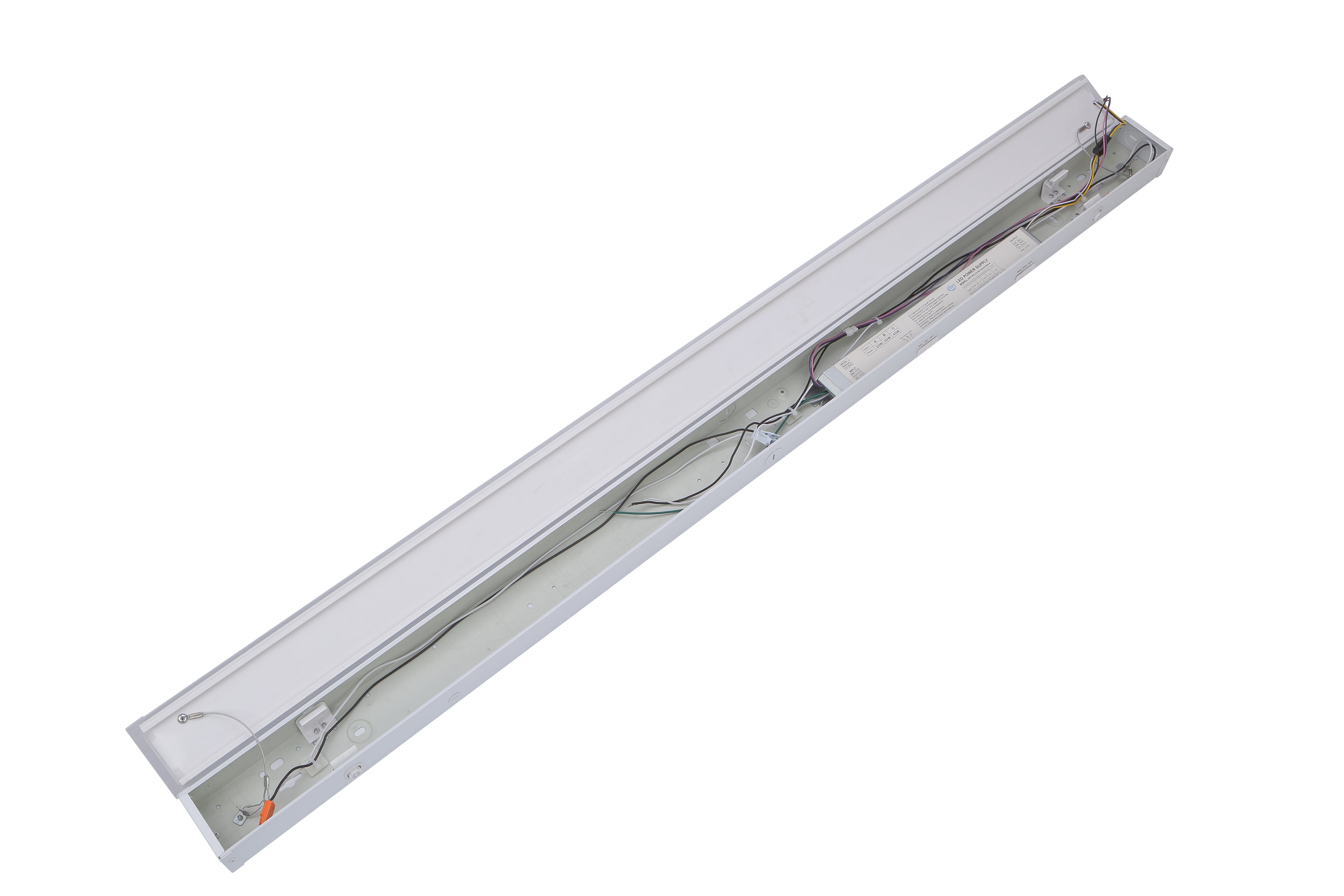8ft LED Linear Strip Light Fixture with Motion Sensor, 90W/80W/70W, Selectable Wattage & CCT, 1700 Lumens