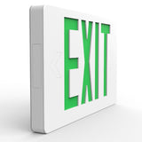 The 2 Head LED Exit Sign is designed to provide clear and visible guidance during emergencies. It has highly visible green letters with arrows that stand out, even from a distance.