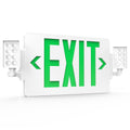 The 2 Head LED Exit Sign is designed to provide clear and visible guidance during emergencies. It has highly visible green letters with arrows that stand out, even from a distance.