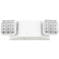 This LED Emergency Light from Sunco Lighting features 2 adjustable LED flood lights that swivel and rotate to light up the path to safety. With a 50,000hour lifespan and integrated LED heads your maintenance will be low with this product. It includes a 180-minute backup battery to turn on during a power outage or emergency situation with a power loss. Can be wall mounted for light in stairwells, interior rooms without windows, and janitorial spaces or access hallways to provide emergency light.