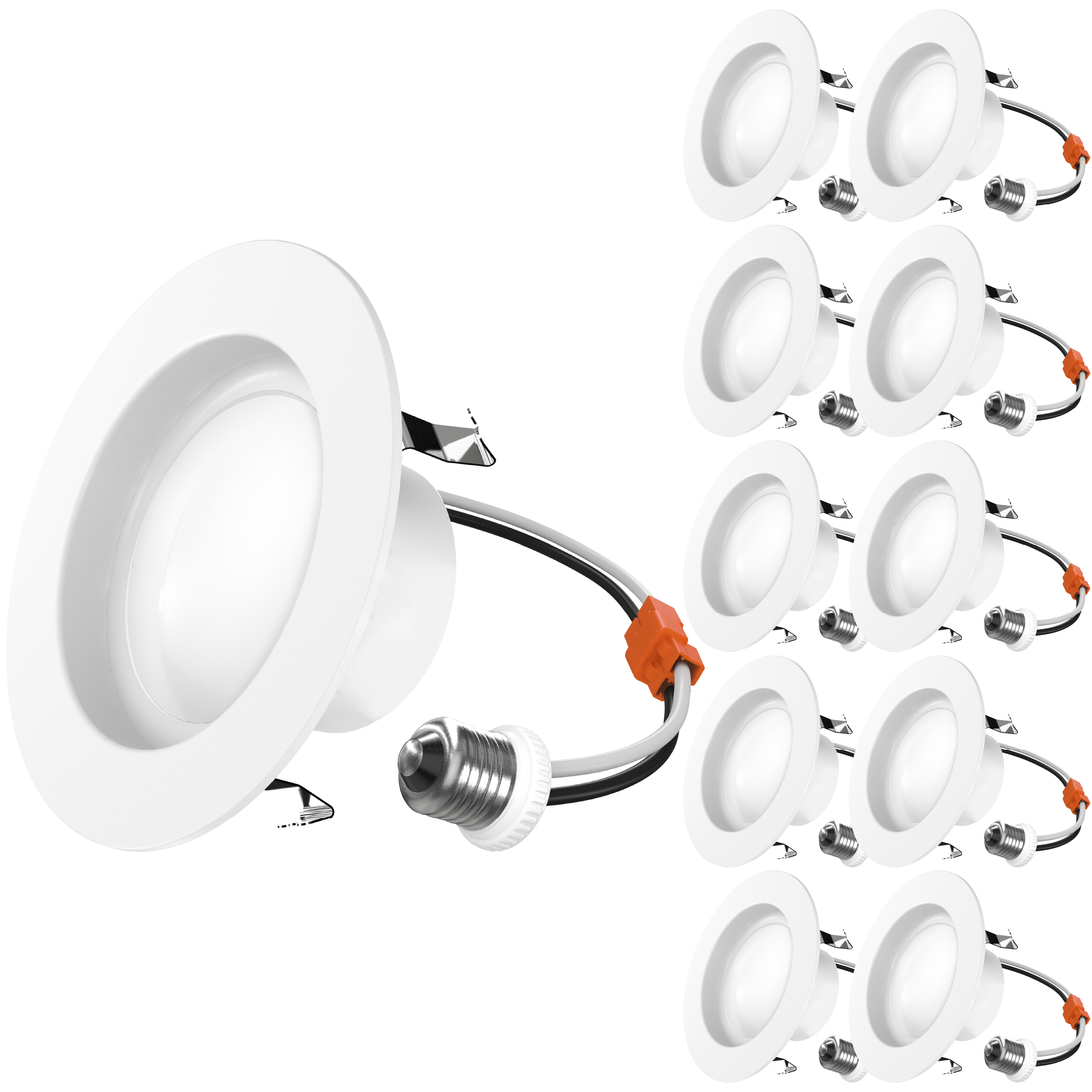 Recessed LED Retrofit Lighting, 4 Inch, Smooth, 660 Lumens