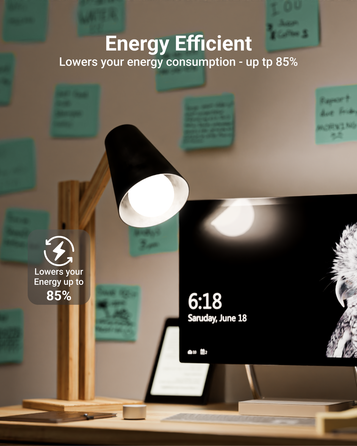 A15 LED Bulb, 800 Lumens