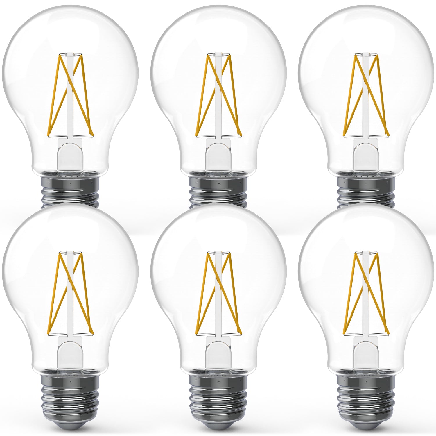 A19 LED Bulb, Filament, Dusk to Dawn Photocell, 9W, 850 Lumens