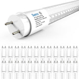 T8 LED Tube, 2ft, Clear Glass, Bypass, Type B, 10W, Single/Double Ended, 1200 Lumens