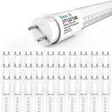 T8 LED Tube, 2ft, Clear Glass, Bypass, Type B, 10W, Single/Double Ended, 1200 Lumens