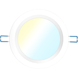 Recessed LED Lighting, 6 Inch, Slim, Baffle Trim, Selectable CCT, 850 Lumens