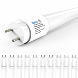 T8 LED Tube, 2ft, Frosted Glass, Bypass, Type B, 10W, Single/Double Ended, 1200 Lumens