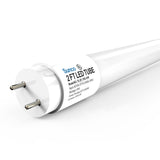 T8 LED Tube, 2ft, Frosted Glass, Bypass, Type B, 10W, Single/Double Ended, 1200 Lumens