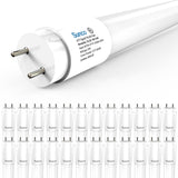 T8 LED Tube, 2ft, Frosted Glass, Bypass, Type B, 10W, Single/Double Ended, 1200 Lumens