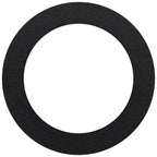 Thinly-designed ring adapts to both 5” or 6” retrofit lights.