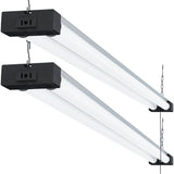LED Shop Light, 4ft, Industrial, Frosted, Plug & Play, 4100 Lumens